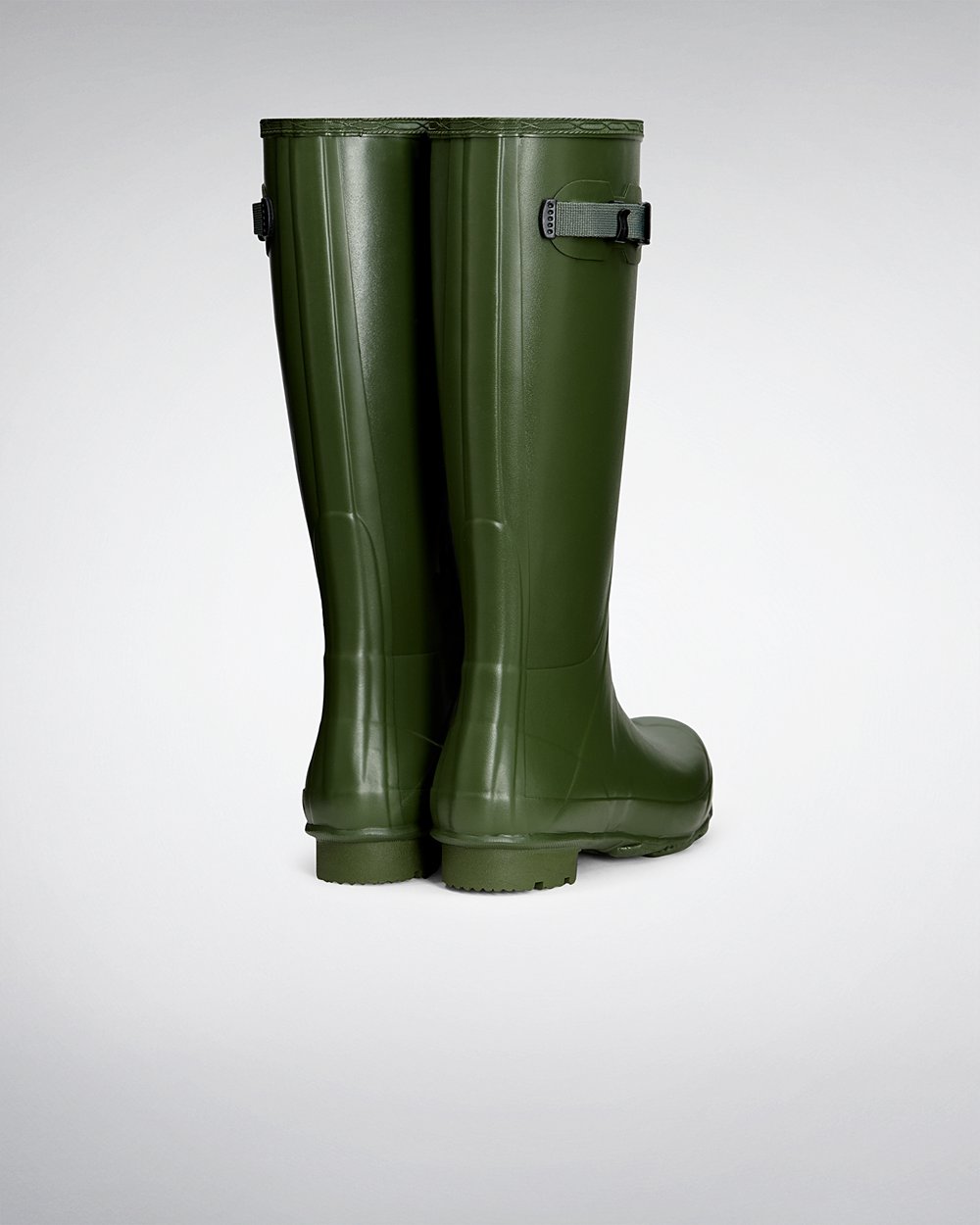 Galochas Altas Hunter Homem Verdes - Norris Field - 84KHPIXZB